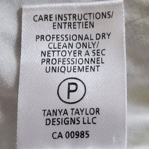 NEW Tanya Taylor Plus Size 18 Silk Wrap Mini Dress Georgina Yellow Floral Party - Picture 15 of 16